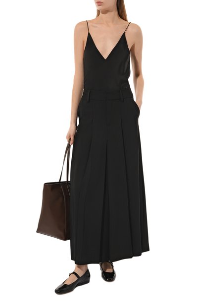 Шерстяная юбка P.A.R.O.S.H. черного цвета по цене 74900 руб., арт. LILIUXY23-D621084, фото 2 Шерстяная юбка P.A.R.O.S.H., арт. LILIUXY23-D621084, фото 2