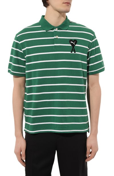 Хлопковое поло puma x ami PUMA, арт. 53406796, фото 3