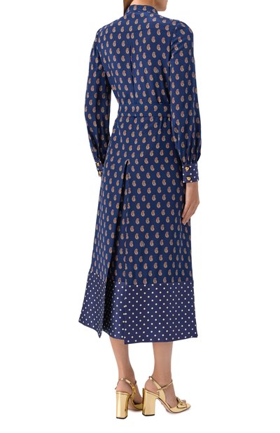 Шелковое платье VALENTINO, арт. 7B3VAFK2/9JA, фото 4