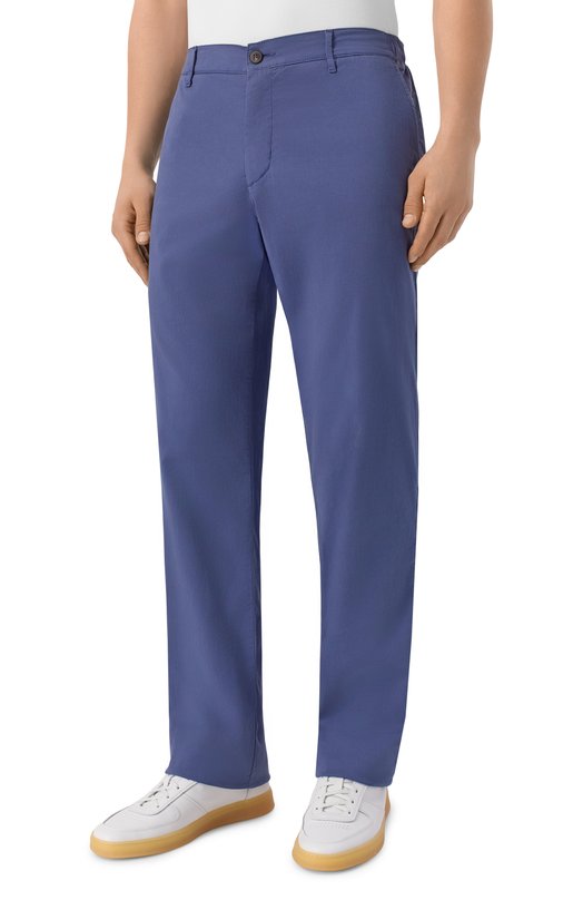 Хлопковые брюки MVST M26.CSM.T404/TFANT Синий  M26.CSM.T404/TFANT Фото 3