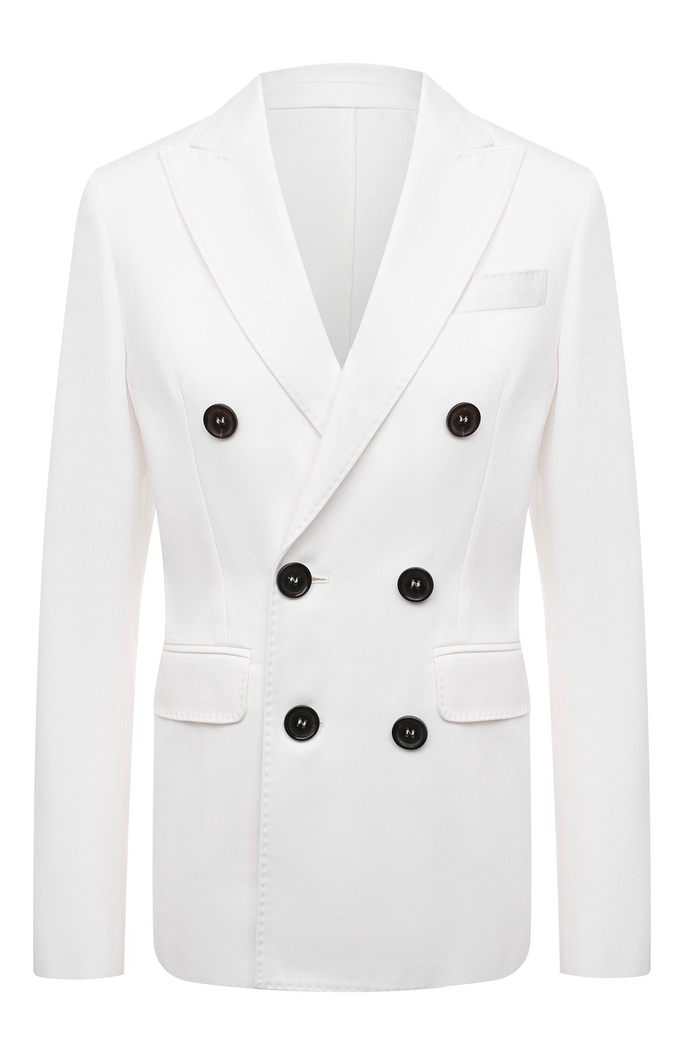 Хлопковый жакет DSQUARED2 белого цвета по цене 164000 руб., арт. S72BN0619/S43920, фото 1 Хлопковый жакет DSQUARED2, арт. S72BN0619/S43920, фото 1