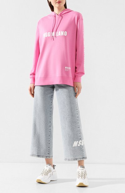 Джинсы MSGM голубого цвета по цене 25550 руб., арт. 2841MDP58LX 207275, фото 2 Джинсы MSGM, арт. 2841MDP58LX 207275, фото 2