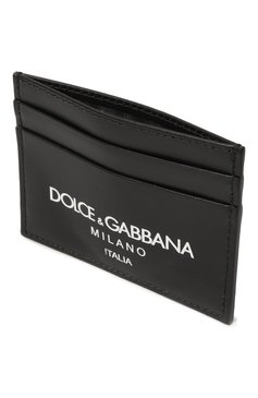 Мужской кожаный футляр для кредитных карт DOLCE & GABBANA черного цвета, арт. BP0330/AN244 | Фото 3 (Материал: Натуральная кожа; Материал сплава: Проставлено; Нос: Не проставлено)