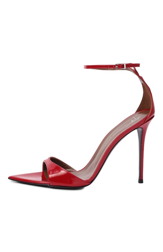 Кожаные босоножки Intriigo Strap 105 Giuseppe Zanotti Design I400005 Красный  I400005 Фото 4