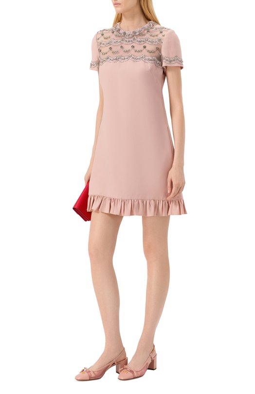 Комбинированные туфли Valet Du Roi 60 Valentino 8W2S0MH9/PDY Бежевый  8W2S0MH9/PDY Фото 3