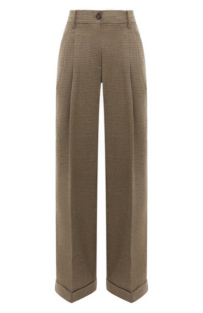 Женские брюки из шерсти и вискозы PINKO, арт. 104127/A248