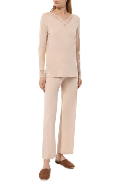 Пижама ZIMMERLI кремового цвета по цене 40950 руб., арт. 762-51002, фото 2 Пижама ZIMMERLI, арт. 762-51002, фото 2