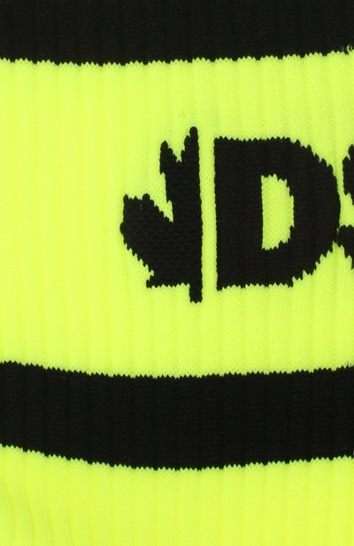 Носки DSQUARED2 желтого цвета по цене 4995 руб., арт. DFV171710, фото 2 Носки DSQUARED2, арт. DFV171710, фото 2