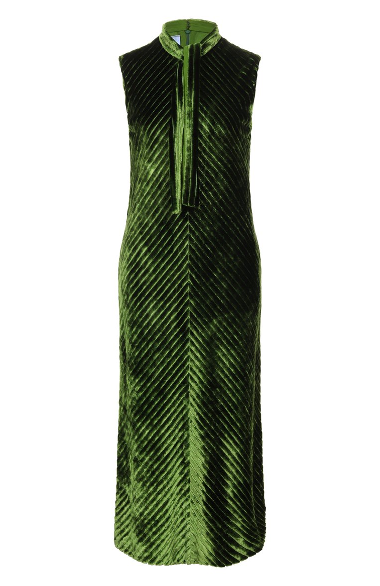 Бархатное платье PRADA, арт. P3A62-1WUA-F0089-201, фото 1