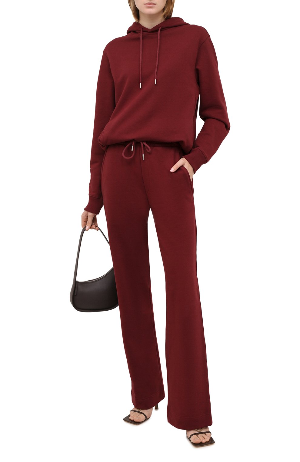 Хлопковые брюки DRIES VAN NOTEN бордового цвета по цене 29100 руб., арт. 212-011112-3608, фото 2 Хлопковые брюки DRIES VAN NOTEN, арт. 212-011112-3608, фото 2