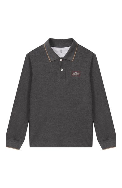 Хлопковое поло BRUNELLO CUCINELLI, арт. BE854T329C