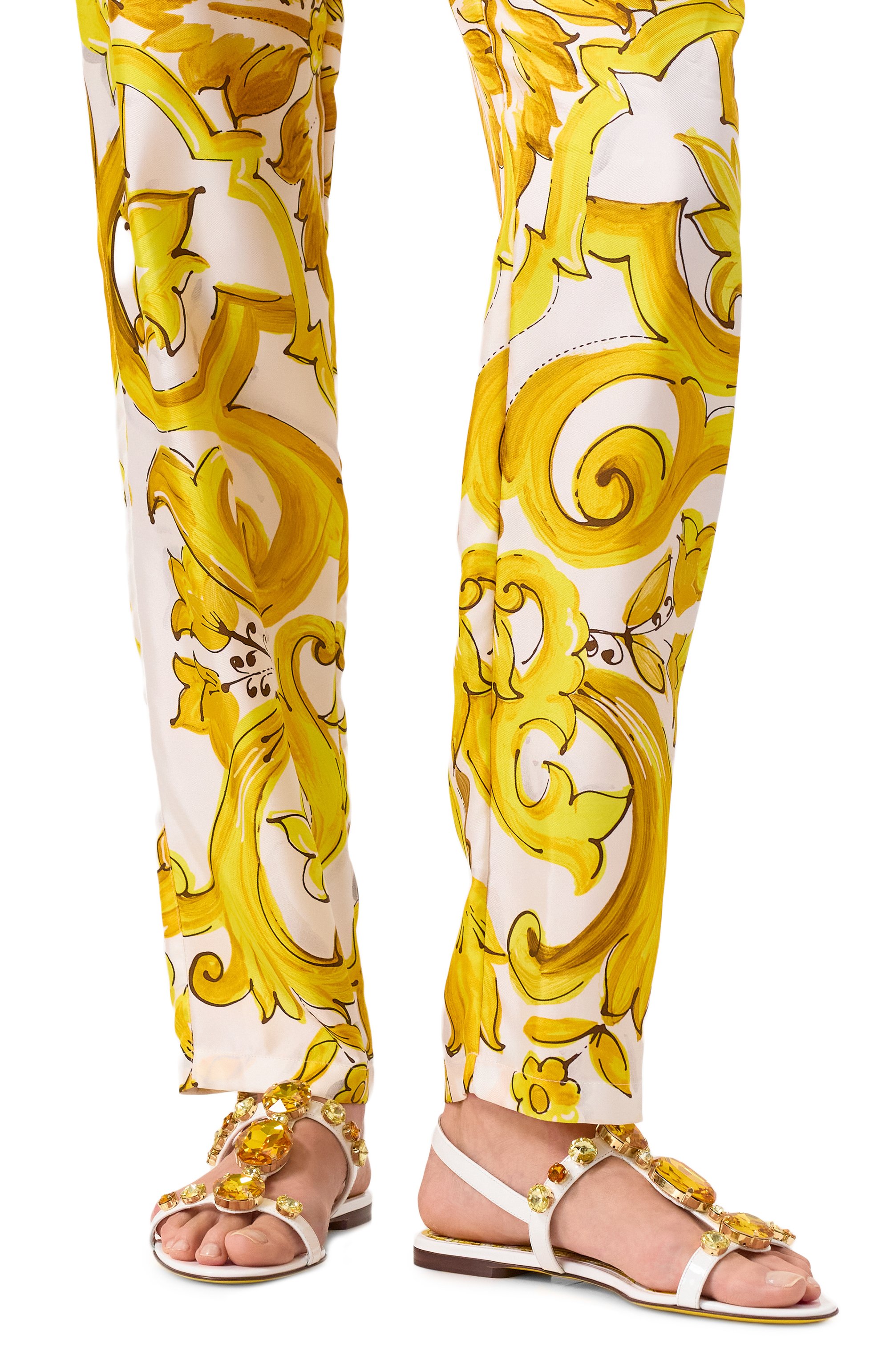 Кожаные сандалии bianca DOLCE & GABBANA, арт. CQ0601/AT848, фото 3