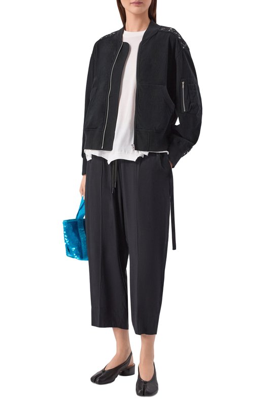 Хлопковая толстовка Undercover UP1F1206 Чёрный  UP1F1206 Фото 2