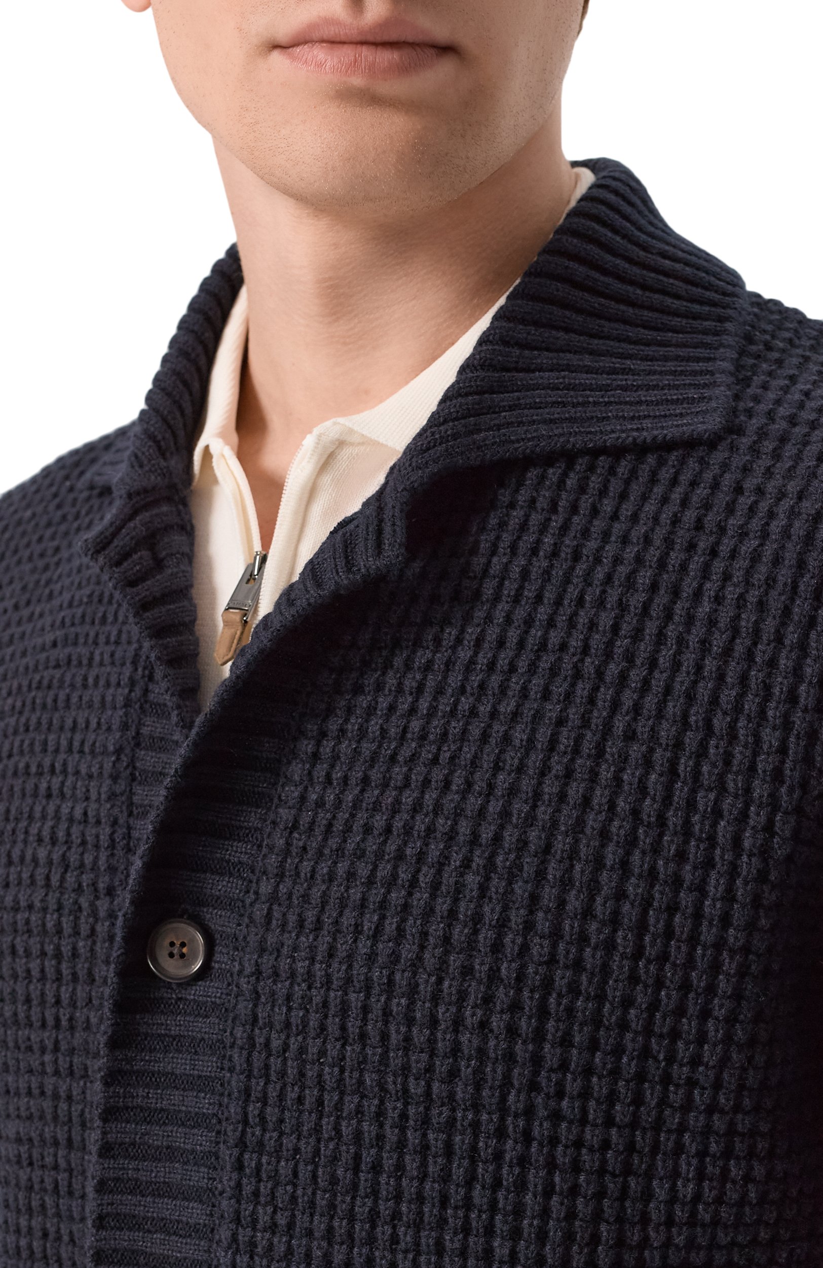 Кардиган из шерсти и кашемира CORNELIANI, арт. 28M579/2A25155, фото 5