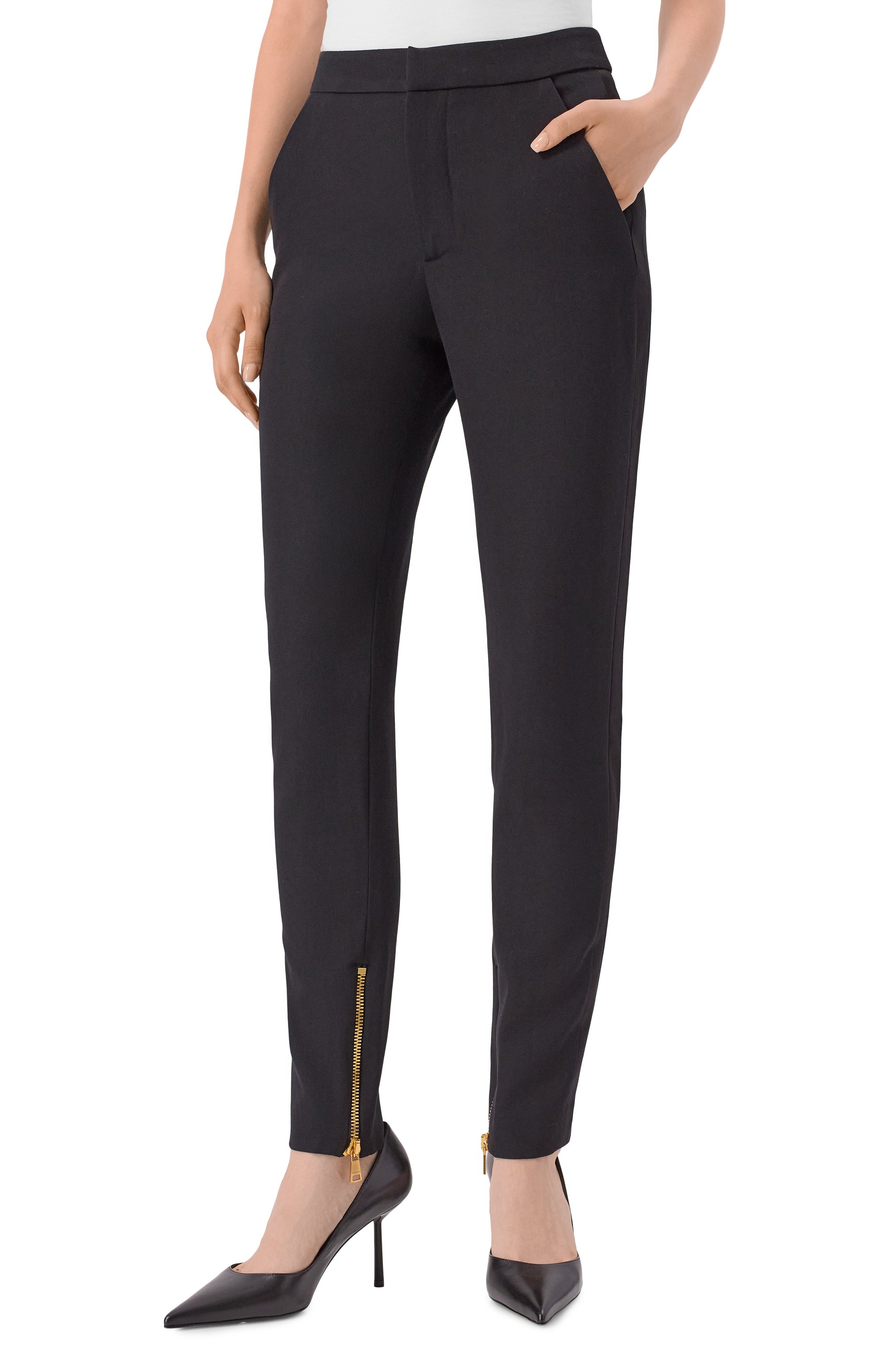 Шерстяные брюки BALMAIN, арт. FF1PM045/ME54, фото 3