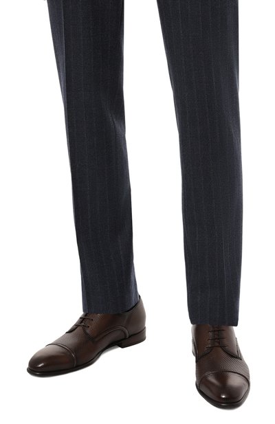 Кожаные дерби BARRETT коричневого цвета по цене 63850 руб., арт. 231U052.1, фото 3 Кожаные дерби BARRETT, арт. 231U052.1, фото 3