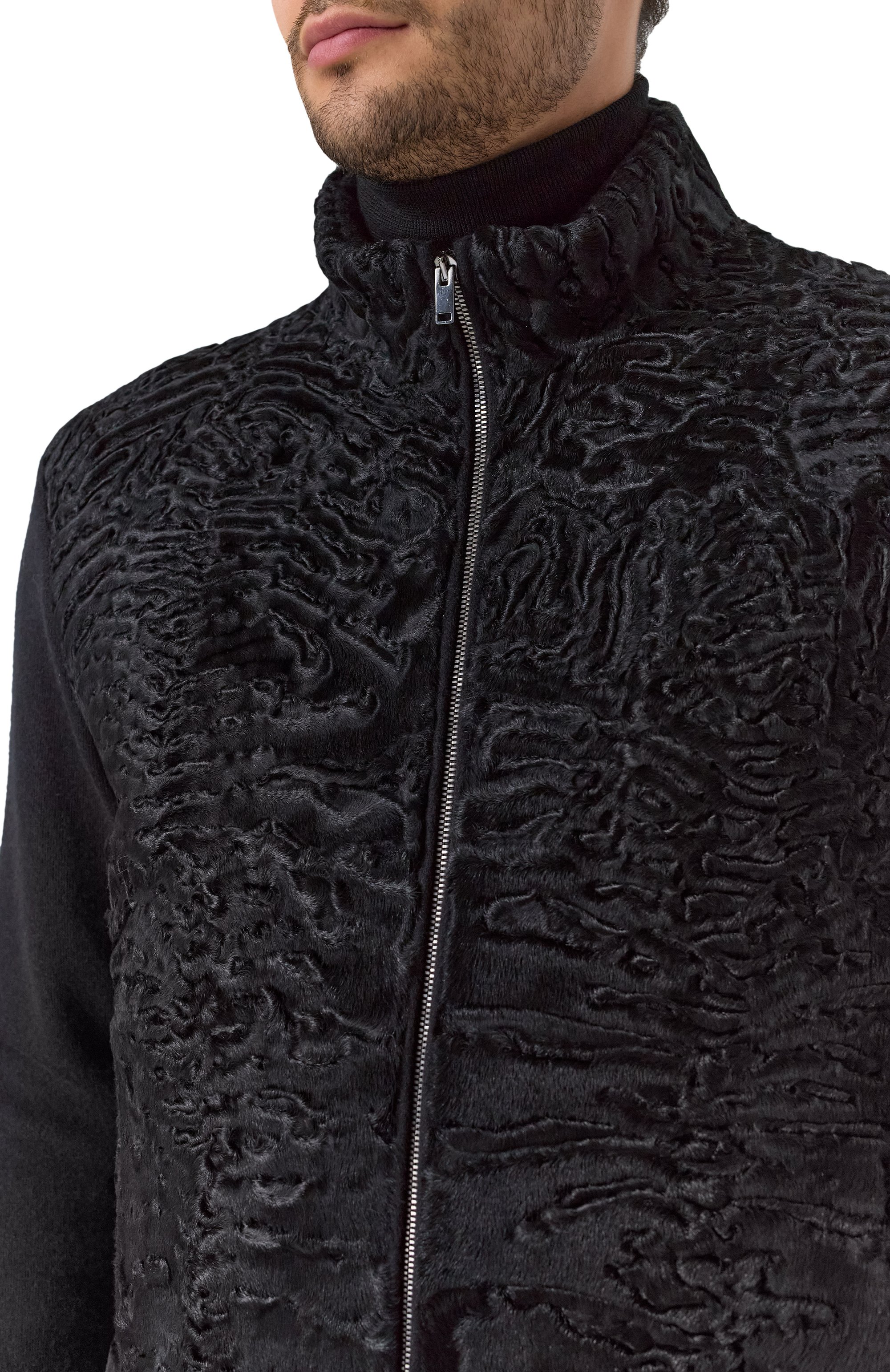 Кардиган с отделкой из свакары MVST, арт. FTRECK-ES4440SW BS, фото 5