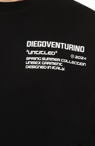 Хлопковая футболка DIEGO VENTURINO, арт. D3S4TS0BASIC2, фото 5