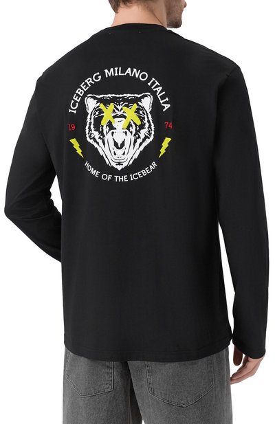 Хлопковый лонгслив ICEBERG, арт. F04A/6306, фото 4