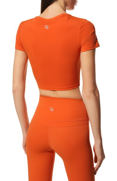 Топ DAILY REMINDER оранжевого цвета по цене 9100 руб., арт. T018-OR, фото 4 Топ DAILY REMINDER, арт. T018-OR, фото 4