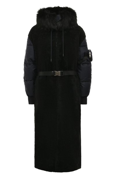 Женская комбинированная дубленка PRADA, арт. 56985M-1YDY-F0D9M