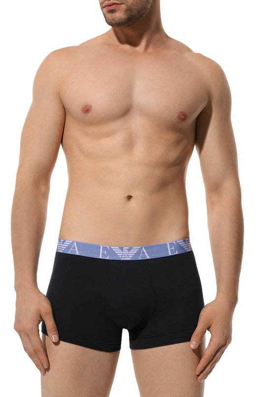Комплект из трех боксеров Emporio Armani 111357/4F715 Синий  111357/4F715 Фото 4