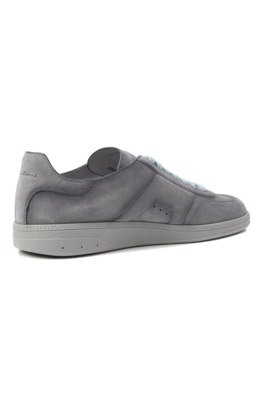 Замшевые кеды Santoni WBPG61415AIATTYD Серый  WBPG61415AIATTYD Фото 5