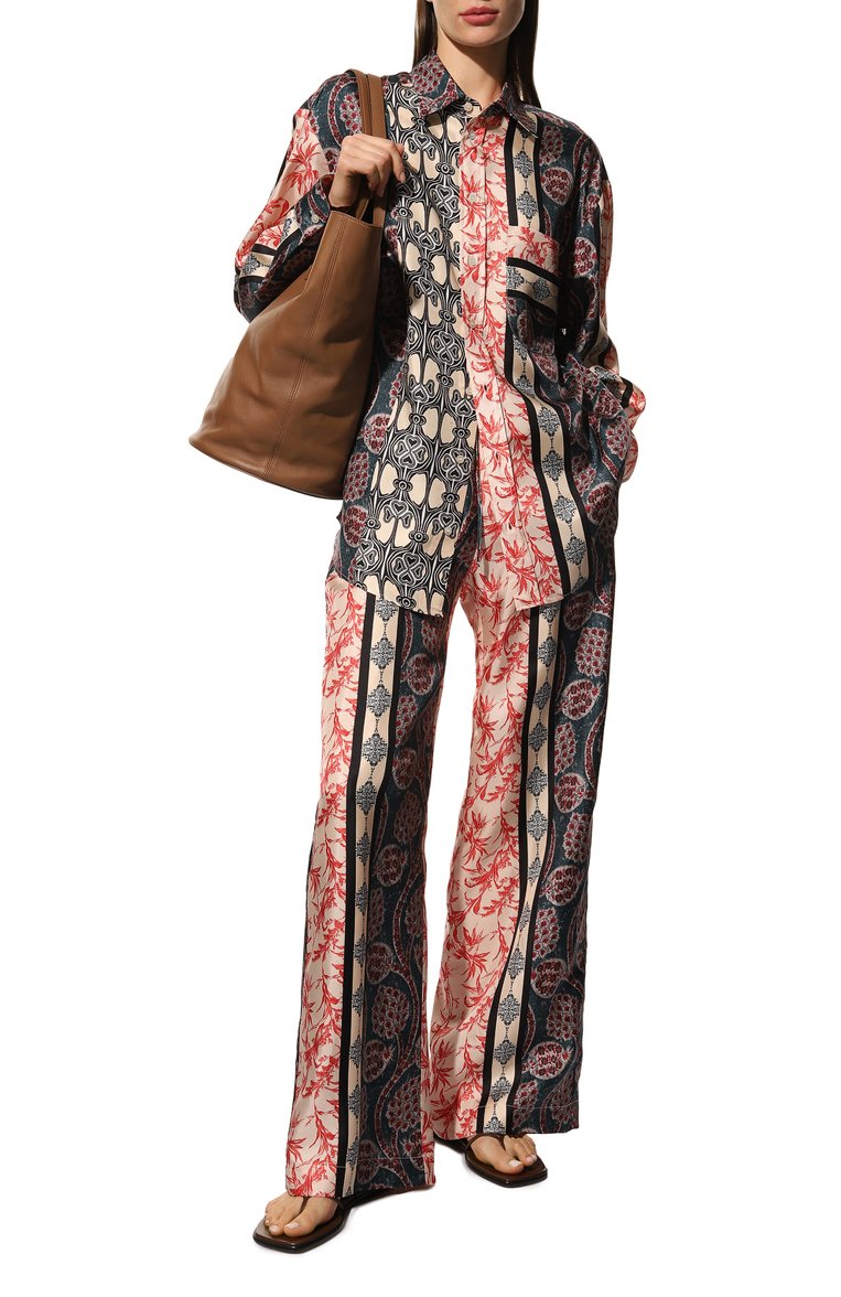 Шелковые брюки ERIKA CAVALLINI, арт. S3/P/P3ST25, фото 2