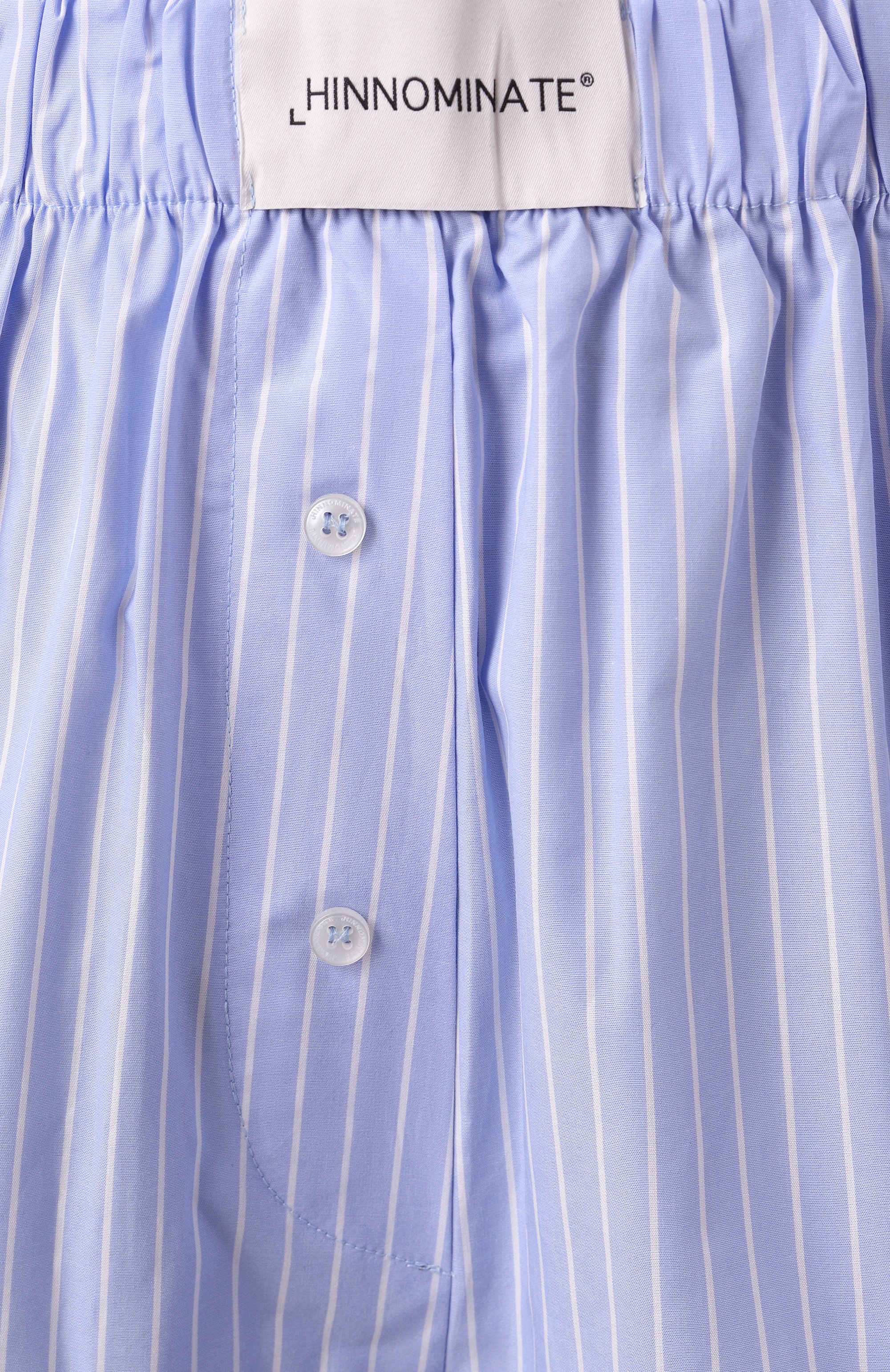 Хлопковые шорты HINNOMINATE голубого цвета по цене 8360 руб., арт. HMABW01713, фото 6 Хлопковые шорты HINNOMINATE, арт. HMABW01713, фото 6