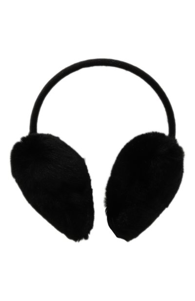 Меховые наушники YVES SALOMON ENFANT черного цвета по цене 12650 руб., арт. 24WEA008XXREXX, фото 3 Меховые наушники YVES SALOMON ENFANT, арт. 24WEA008XXREXX, фото 3