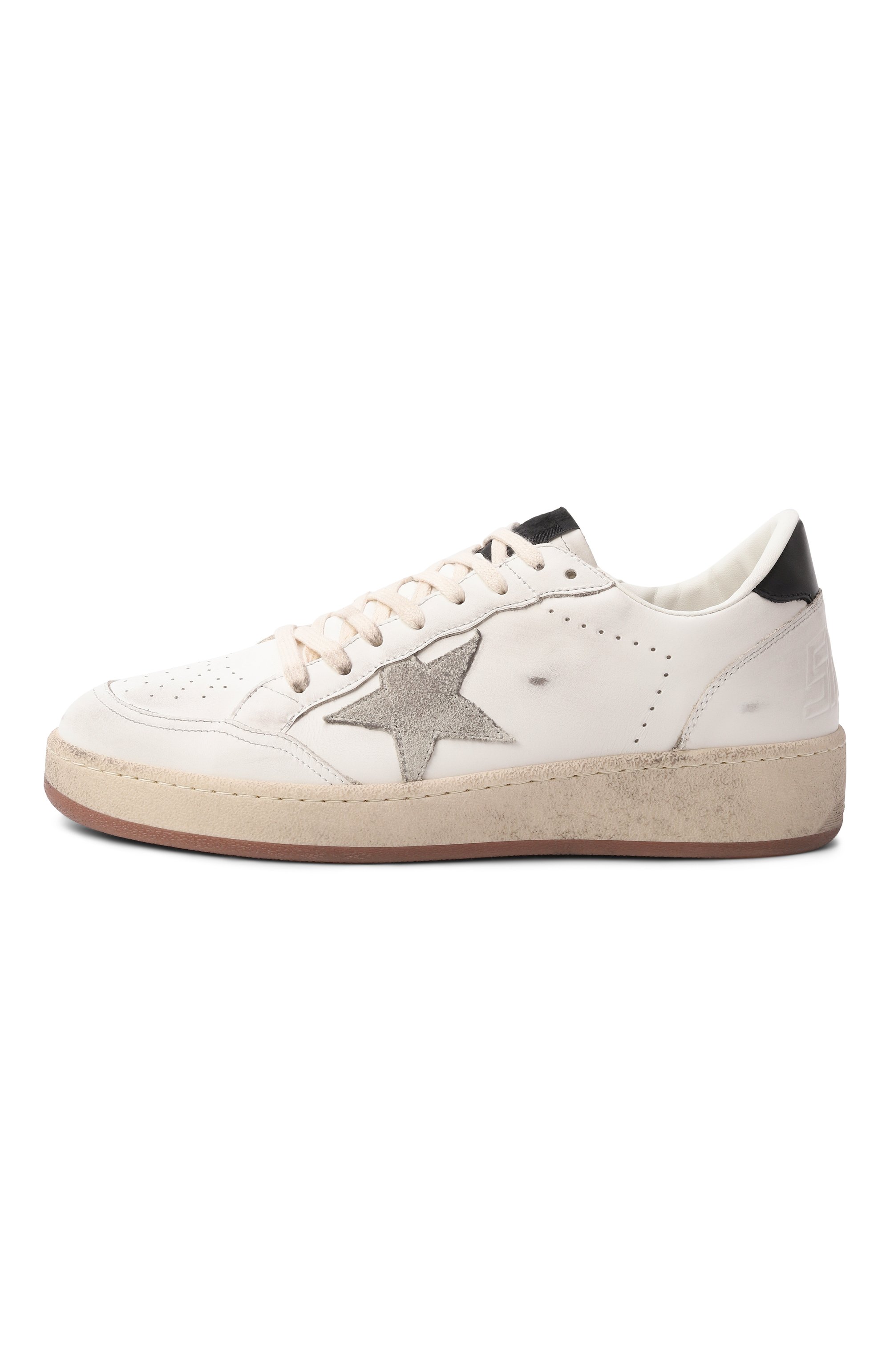 Кожаные кеды ball star GOLDEN GOOSE DELUXE BRAND, арт. GMF00804.F006970, фото 4
