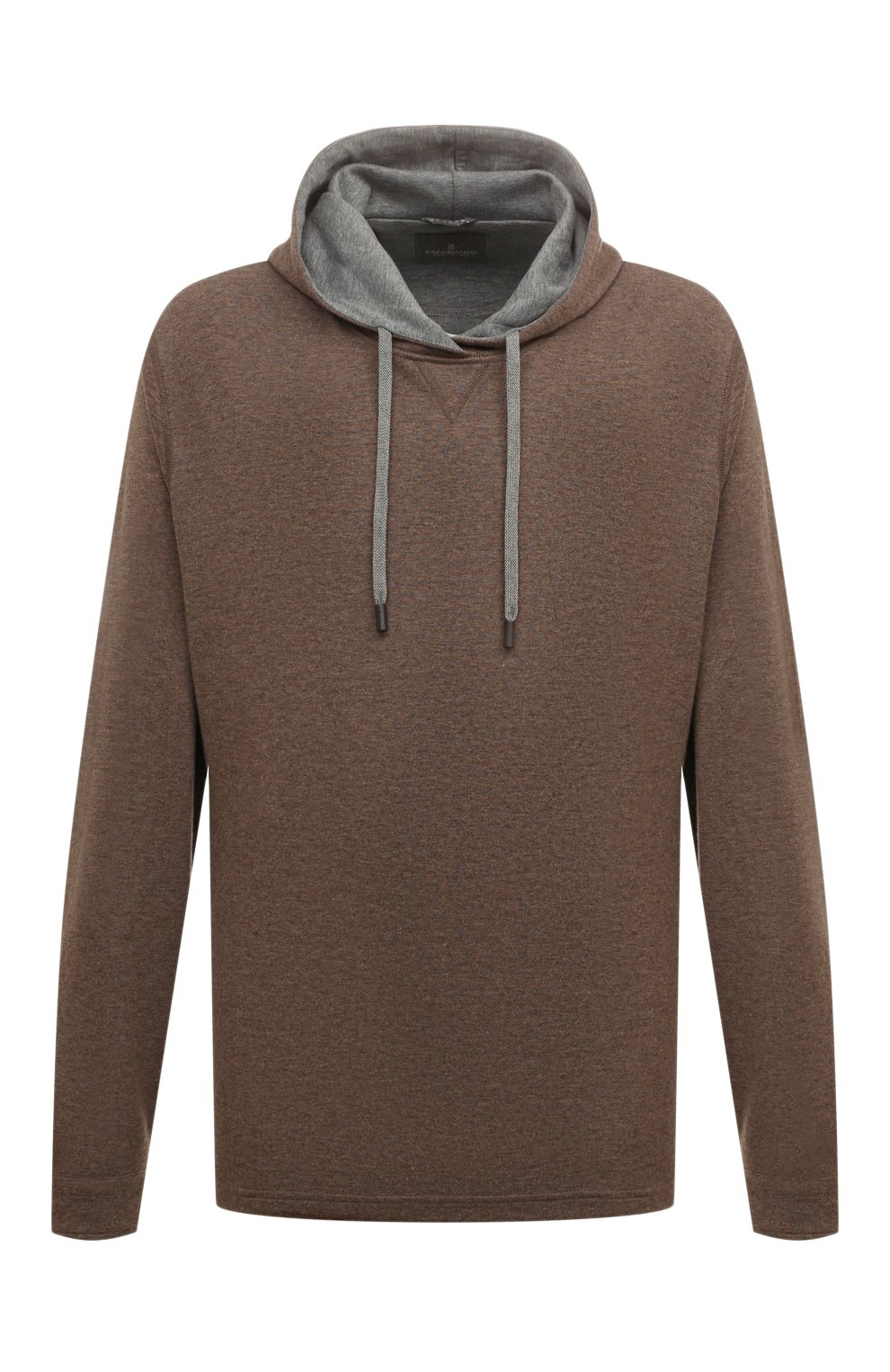 Худи из хлопка и кашемира CAPOBIANCO, арт. 17M433.LB00./58, фото 1