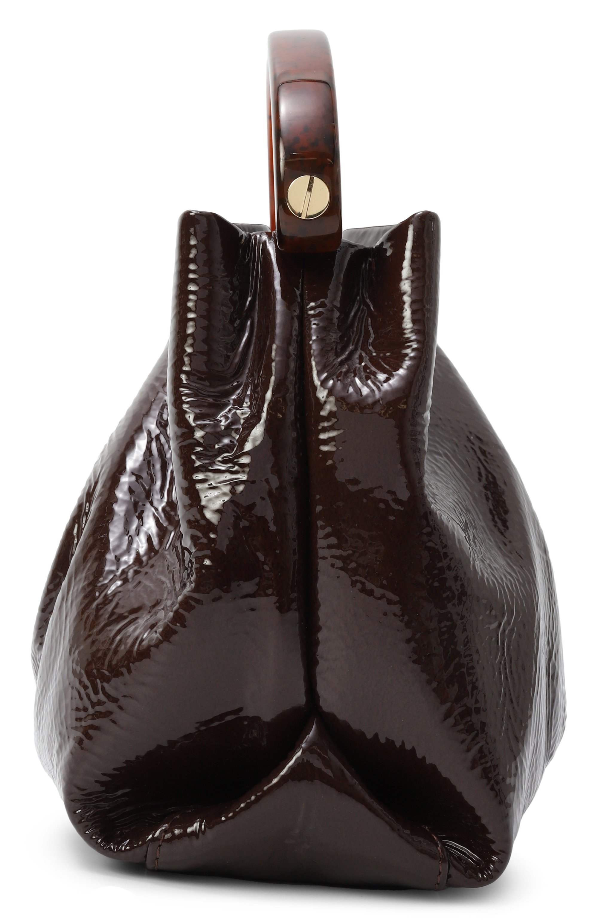 Сумка DRIES VAN NOTEN темно-коричневого цвета по цене 108500 руб., арт. 251-011524-186, фото 4 Сумка DRIES VAN NOTEN, арт. 251-011524-186, фото 4