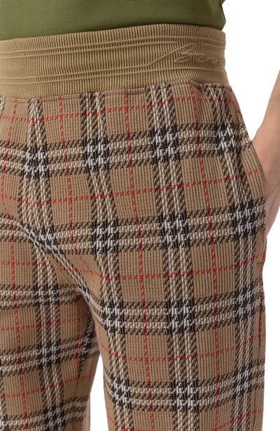Хлопковые брюки BURBERRY бежевого цвета по цене 116500 руб., арт. 8102887, фото 5 Хлопковые брюки BURBERRY, арт. 8102887, фото 5