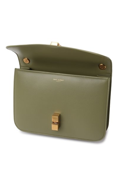 Сумка carre SAINT LAURENT оливкового цвета по цене 361500 руб., арт. 633214/1YF0W, фото 5 Сумка carre SAINT LAURENT, арт. 633214/1YF0W, фото 5