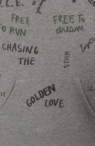Хлопковое худи GOLDEN GOOSE DELUXE BRAND, арт. GKP02044.P002189, фото 3