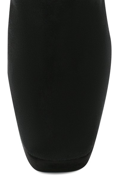 Замшевые ботильоны на устойчивом каблуке и платформе SERGIO ROSSI, арт. A81810-MCAZ01, фото 5