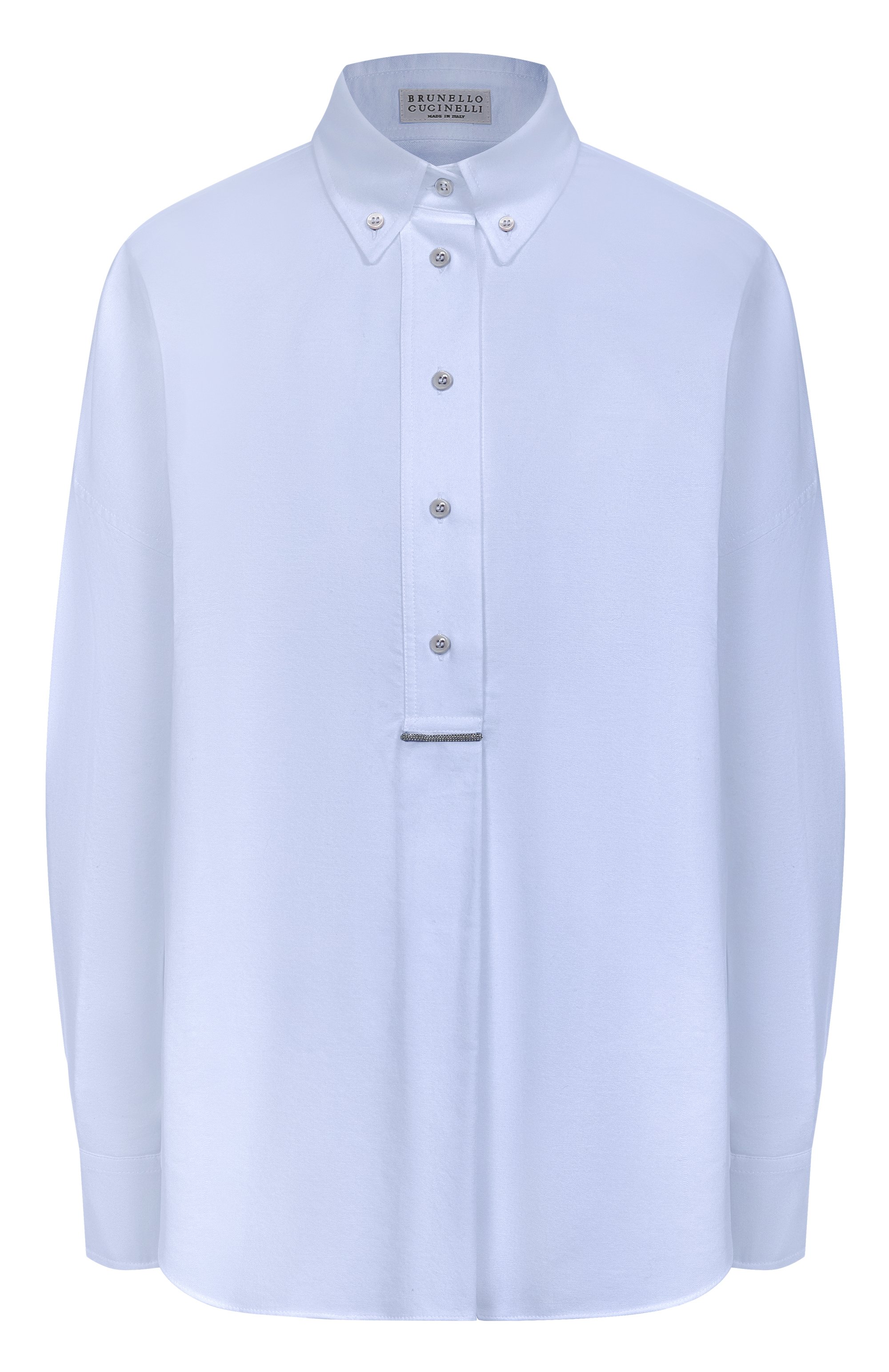 Хлопковая рубашка BRUNELLO CUCINELLI, арт. MA600RA905, фото 1