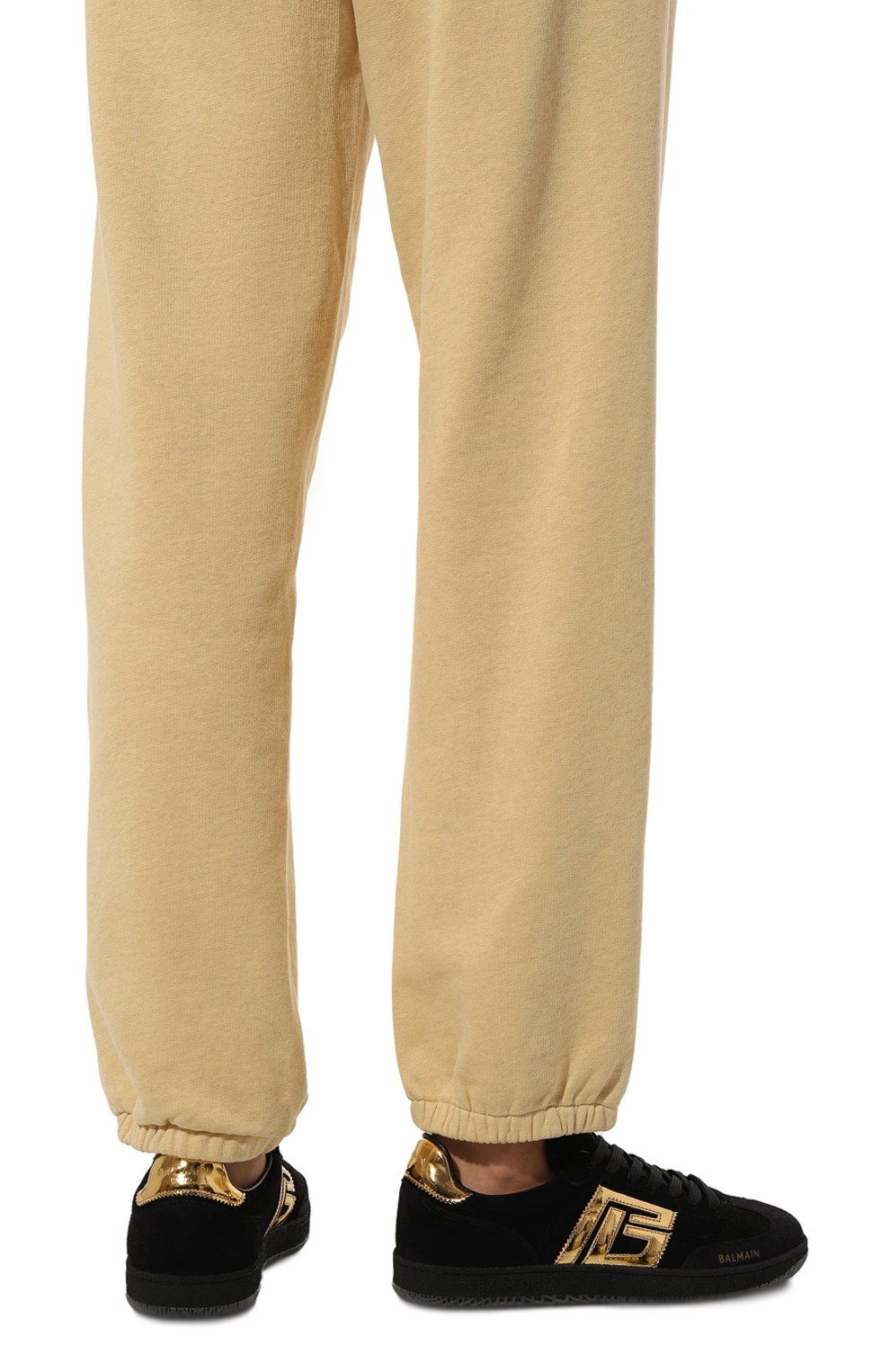 Замшевые кеды swan BALMAIN, арт. DN1VI735/LBGS, фото 3