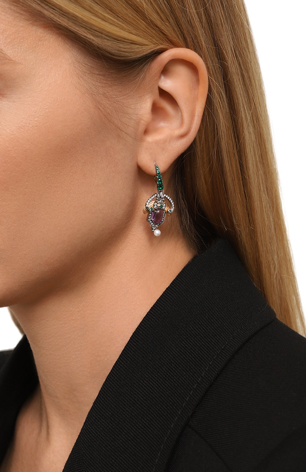 Серьги scarab babies QUEENSBEE, арт. 201308, фото 2