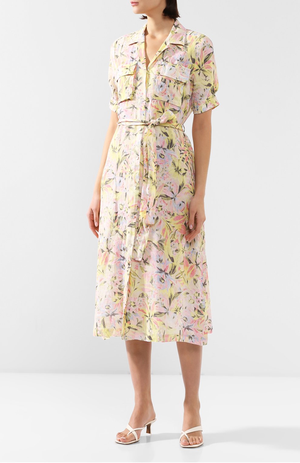 Льняное платье 120% LINO, арт. R1W40H9/F825/100, фото 3