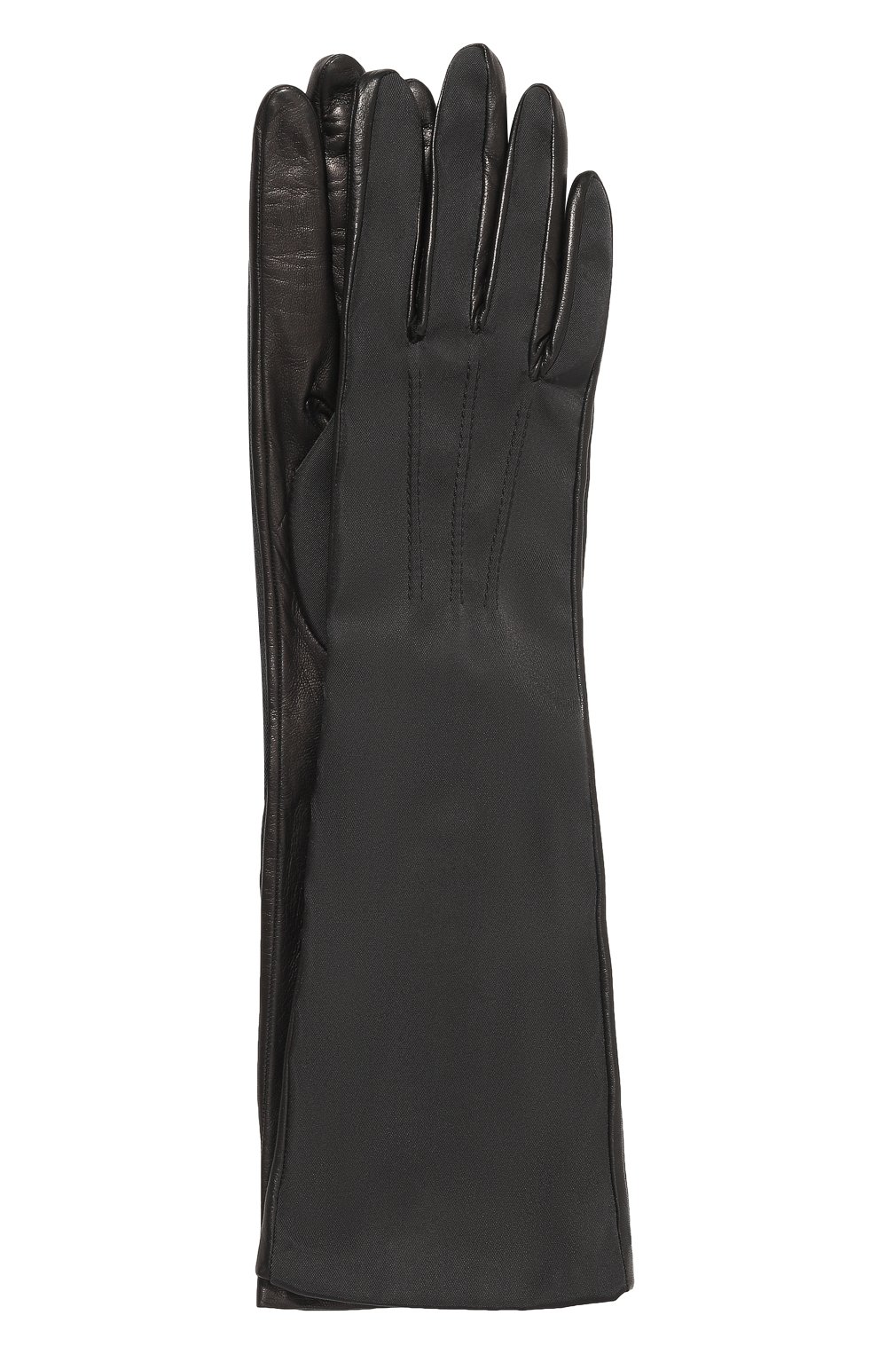 Кожаные перчатки PRADA, арт. 1GG069-303-F0002, фото 1