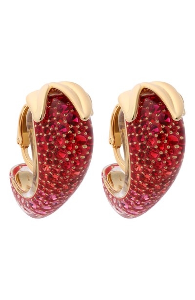 Клипсы idyllia SWAROVSKI красного цвета по цене 29950 руб., арт. 5751416, фото 3 Клипсы idyllia SWAROVSKI, арт. 5751416, фото 3