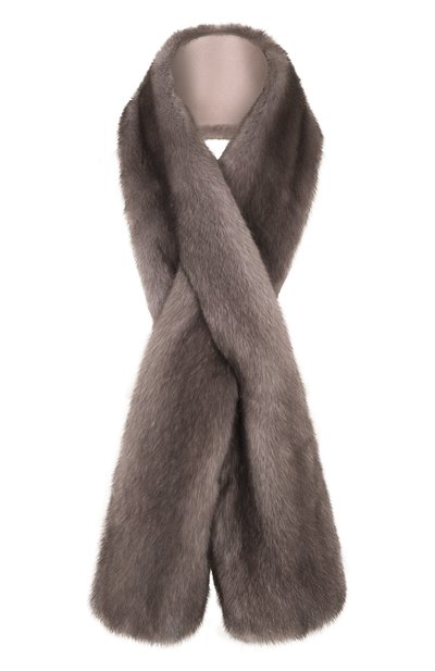 Женский меховой шарф из норки MVST, арт. MSC-01 MINK IRIS