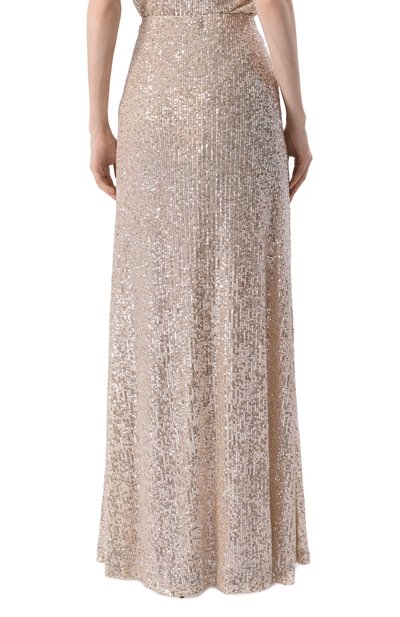 Юбка с отделкой пайетками CHAPURIN светло-бежевого цвета по цене 80000 руб., арт. SK/20187/28886-М, фото 4 Юбка с отделкой пайетками CHAPURIN, арт. SK/20187/28886-М, фото 4