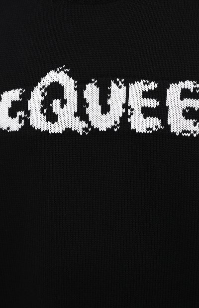 Хлопковый свитер ALEXANDER MCQUEEN, а рт. 626454/Q1WZL, фото 5