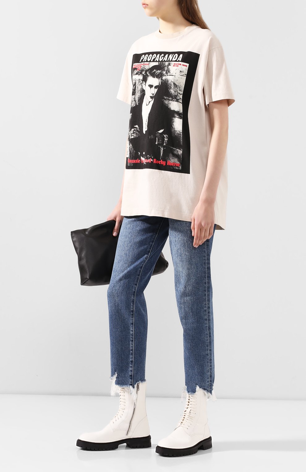 Хлопковая футболка ACNE STUDIOS, арт. AL0114, фото 2
