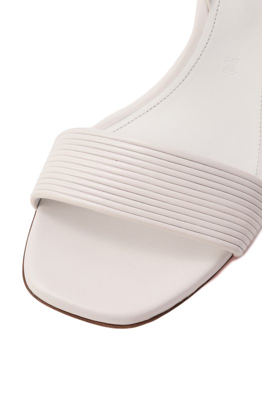 Кожаные босоножки Santoni WHVG71550HM7T0NL Белый  WHVG71550HM7T0NL Фото 7