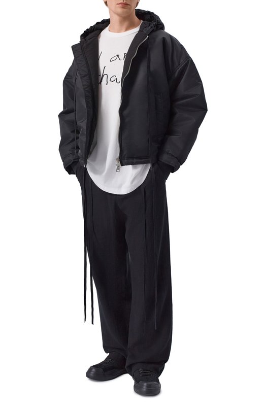 Футболка из хлопка и вискозы Undercover UP1F4808 Белый  UP1F4808 Фото 2