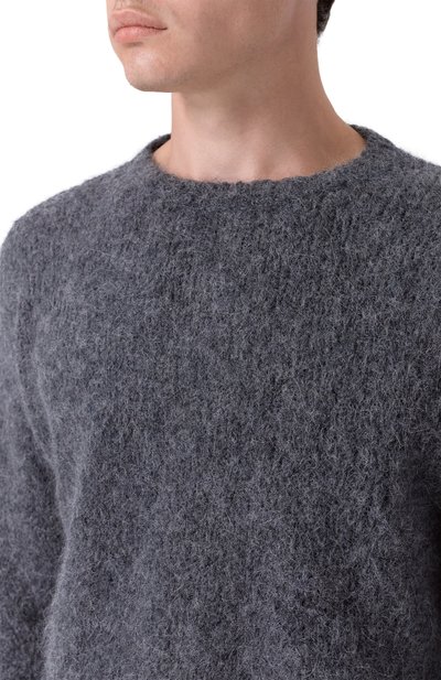 Шерстяной джемпер NEVER ENOUGH темно-серого цвета по цене 52100 руб., арт. MKN083, фото 5 Шерстяной джемпер NEVER ENOUGH, арт. MKN083, фото 5